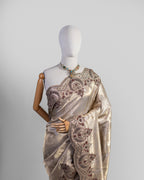 METALLIC GOLD KANJEEVARAM SILK SAREE