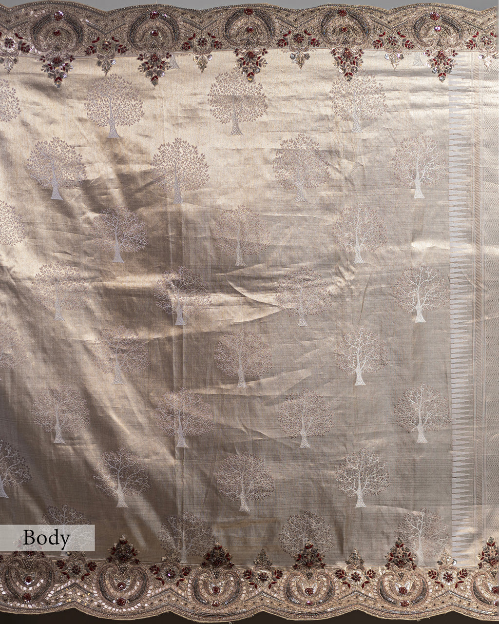 METALLIC GOLD KANJEEVARAM SILK SAREE