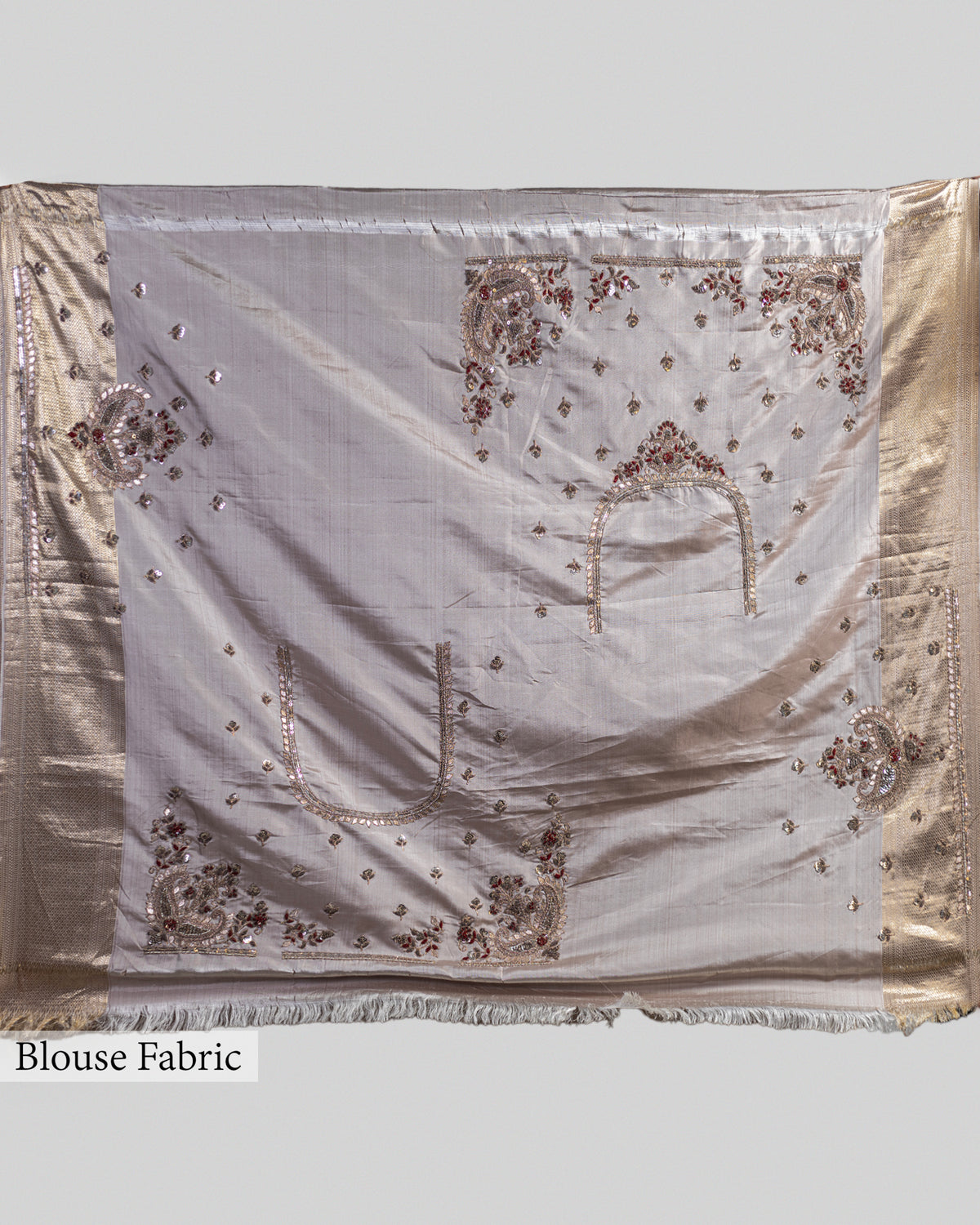 METALLIC GOLD KANJEEVARAM SILK SAREE