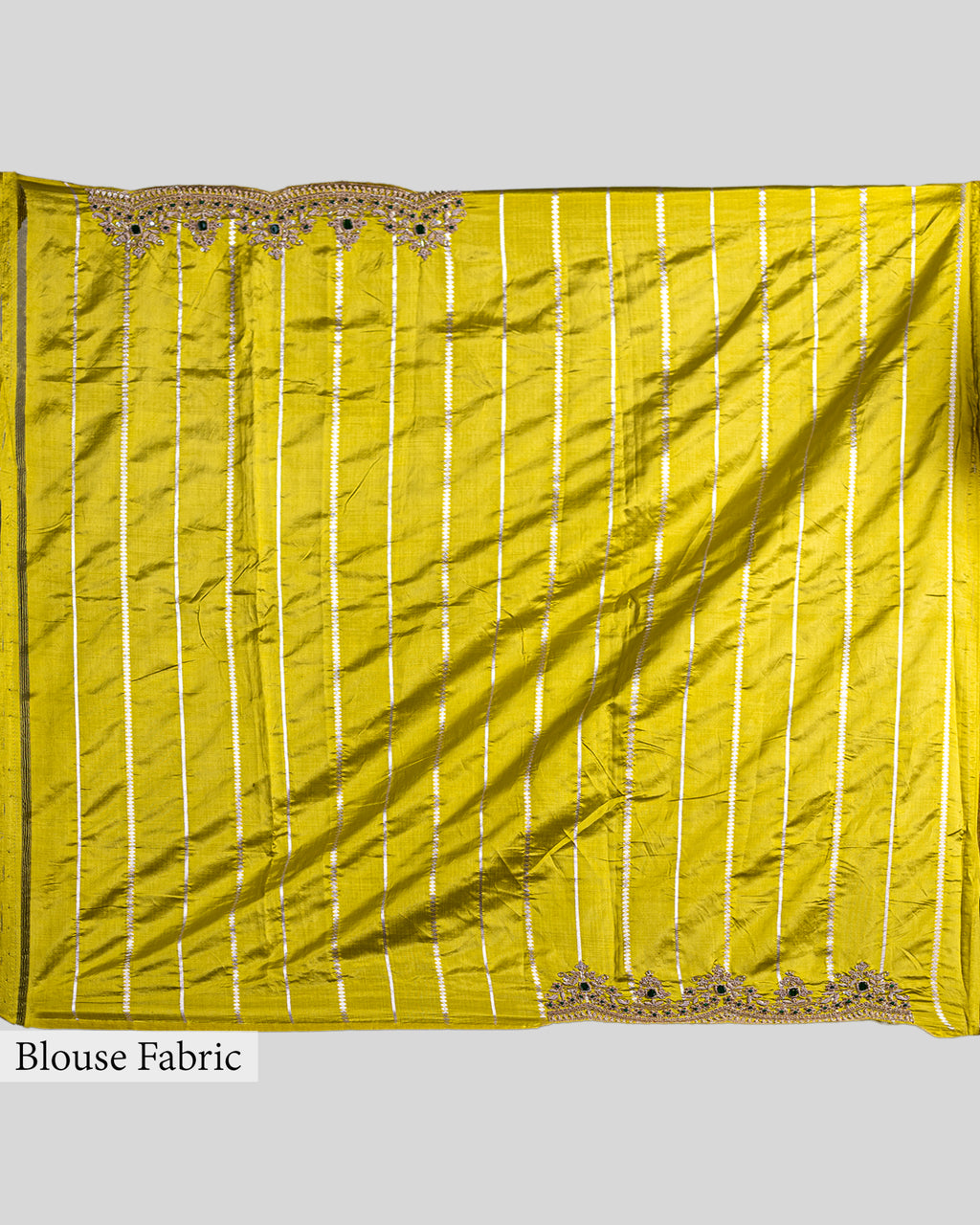 GRASS GREEN EMBROIDERED SOFT SILK SAREE