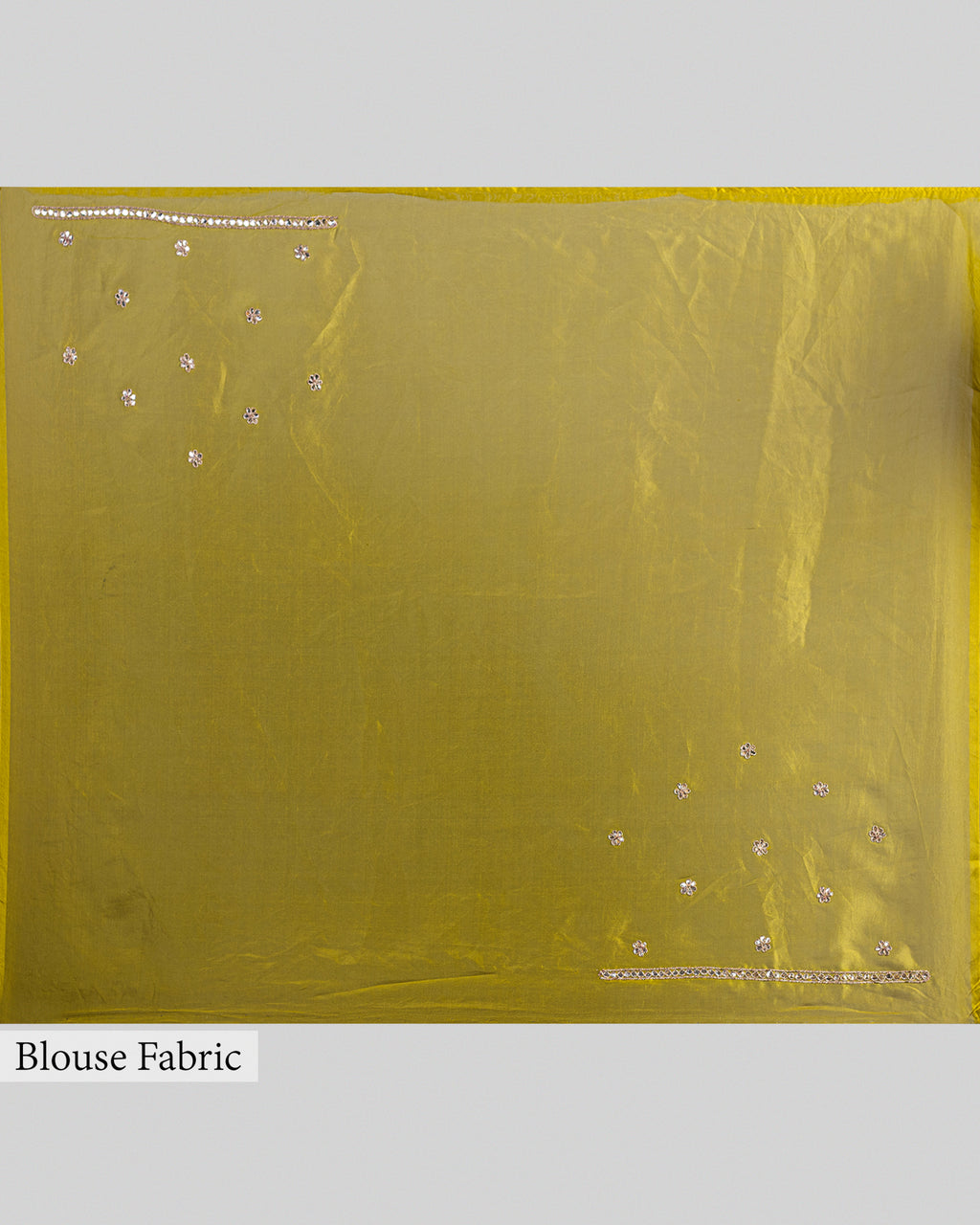 GRASS GREEN ORGANZA SAREE