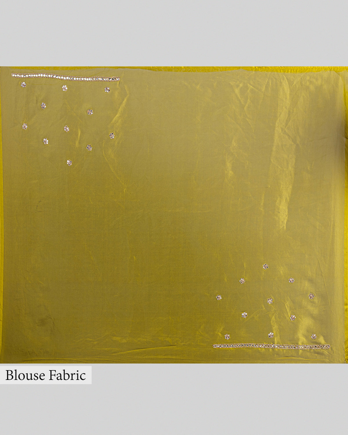 GRASS GREEN ORGANZA SAREE