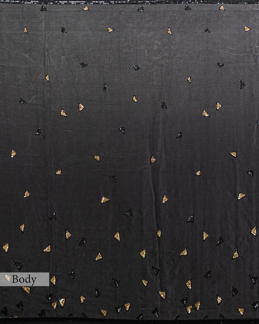 BLACK EMBROIDERED SOFT SILK SAREE