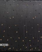 BLACK EMBROIDERED SOFT SILK SAREE