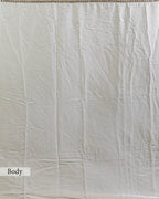 IVORY EMBELLISHED SILK SAREE