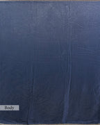 NAVY BLUE EMBROIDERED SOFT SILK SAREE