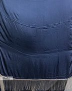 NAVY BLUE EMBROIDERED SOFT SILK SAREE