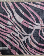 CHARCOAL-LILAC EMBROIDERED SOFT SILK SAREE