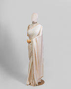 BEIGE EMBROIDERED SOFT SILK SAREE