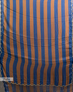 MIDNIGHT MOCHA EMBROIDERED SOFT SILK SAREE
