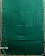 BOTTLE GREEN EMBROIDERED SOFT SILK SAREE