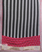 RAVEN & STEEL EMBROIDERED SOFT SILK SAREE