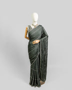 SAGE EMBROIDERED SOFT SILK SAREE