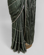 SAGE EMBROIDERED SOFT SILK SAREE