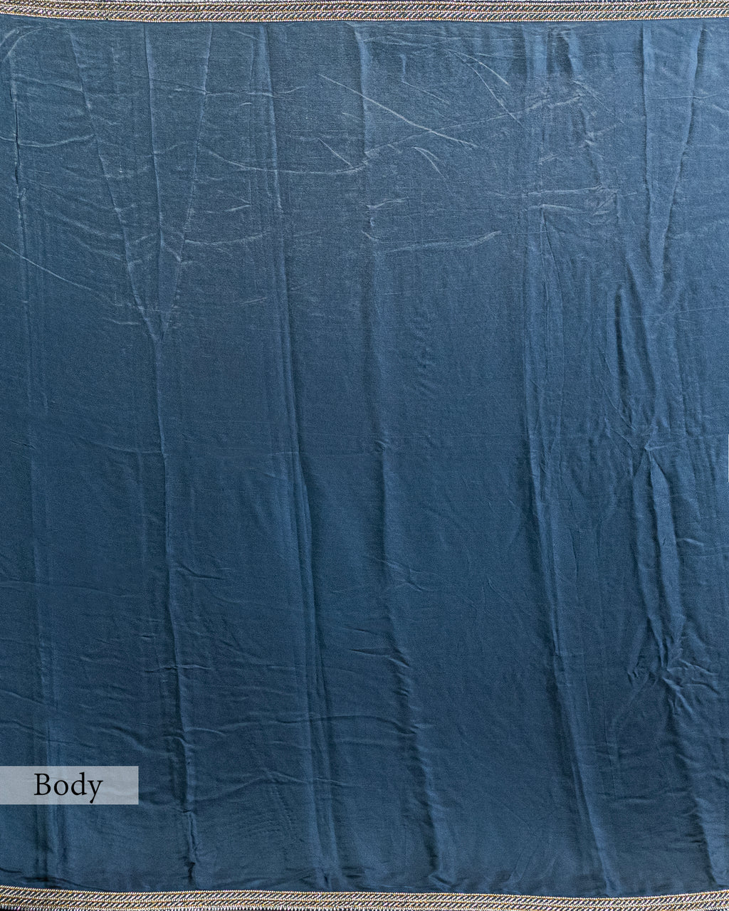 TEAL BLUE EMBROIDERED SOFT SILK SAREE