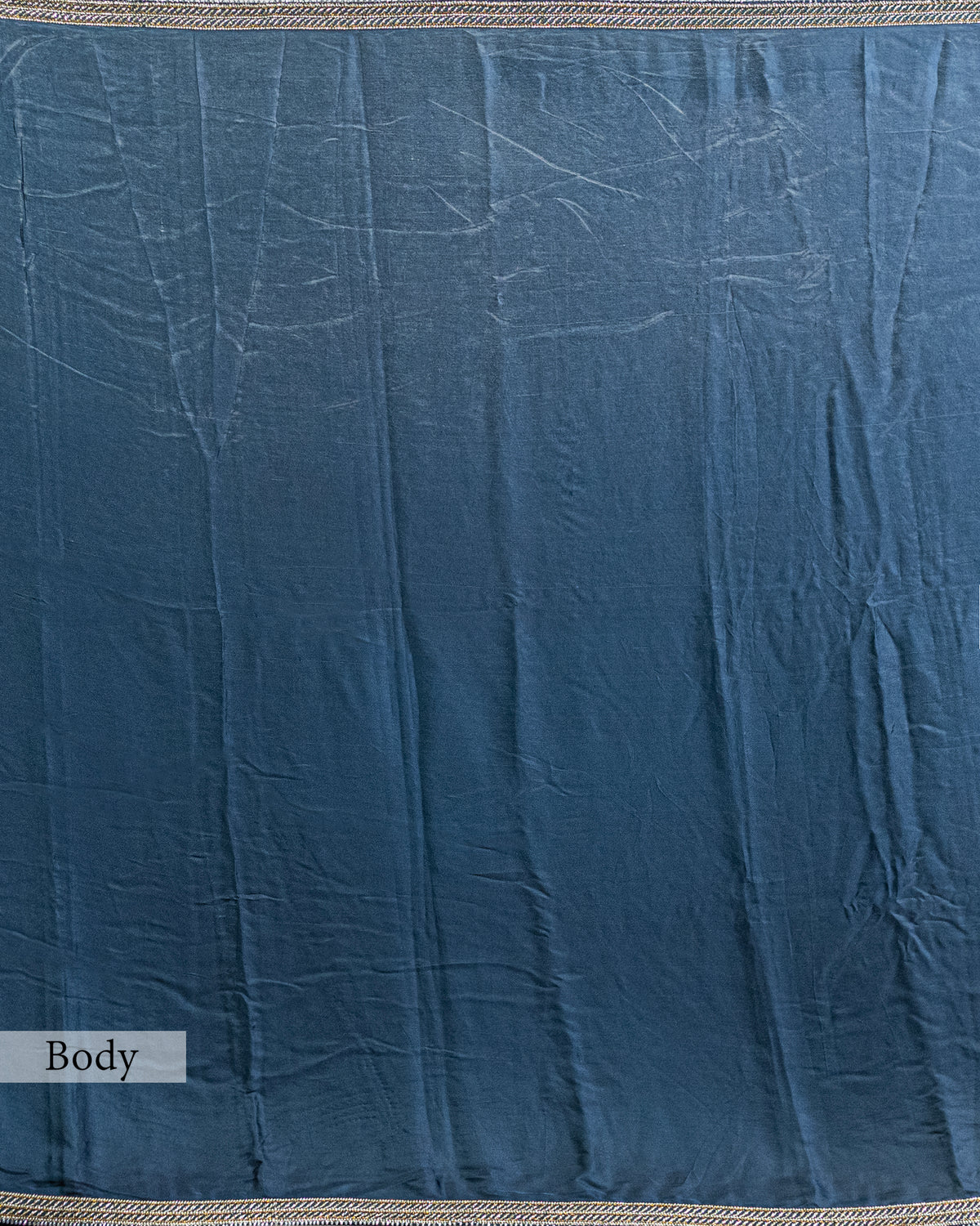 TEAL BLUE EMBROIDERED SOFT SILK SAREE