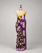MOCHA BROWN TUSSAR SILK SAREE