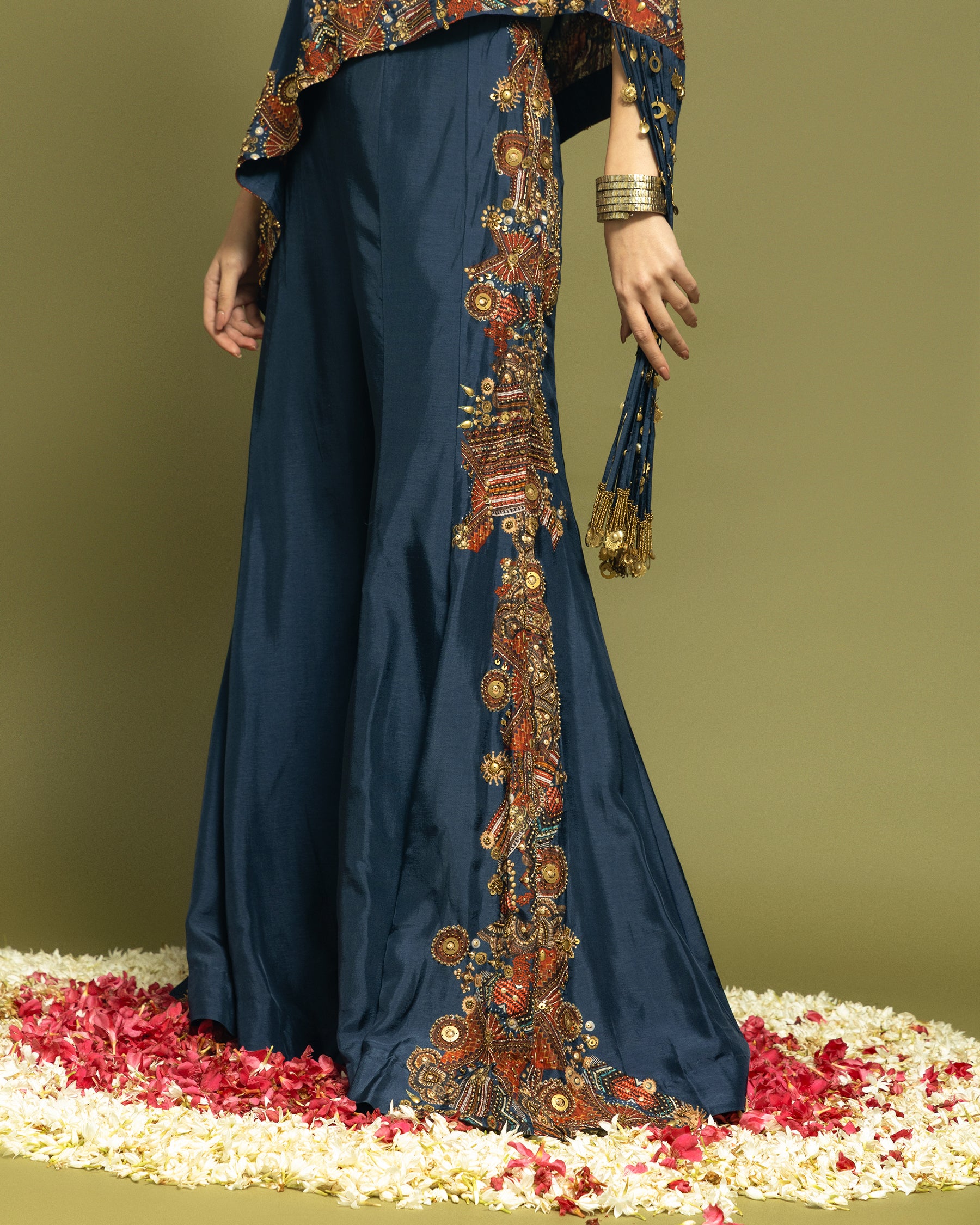 MIDNIGHT BLUE ASSYMETRIC FUSION ENSEMBLE
