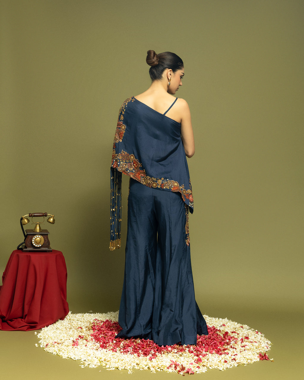 MIDNIGHT BLUE ASSYMETRIC FUSION ENSEMBLE