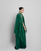 ZARDOZI EMBROIDERED CAPE WITH SKIRT ENSEMBLE