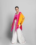 BANDHANI CAPE SET WITH PALAZZO