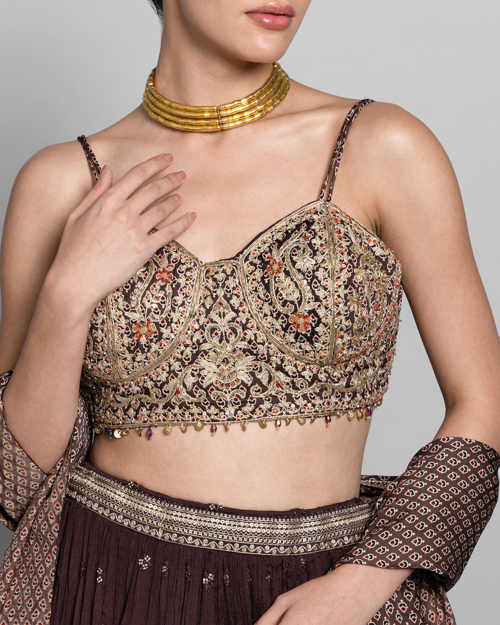 ZARDOZI LEHENGA CHOLI SET