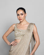 AURELIA PRE-DRAPED SAREE SET