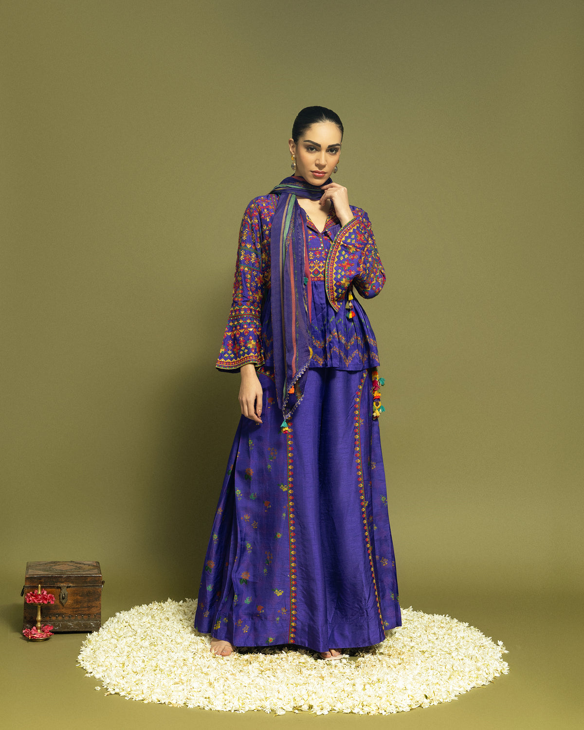 COBALT BLUE-FUSION JACKET SET