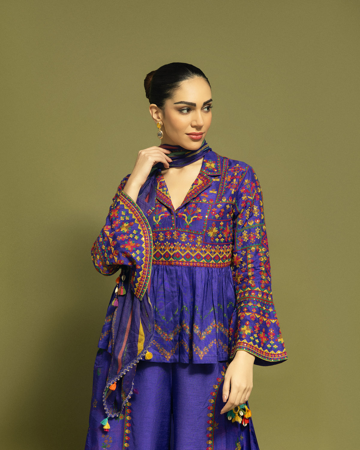 COBALT BLUE-FUSION JACKET SET