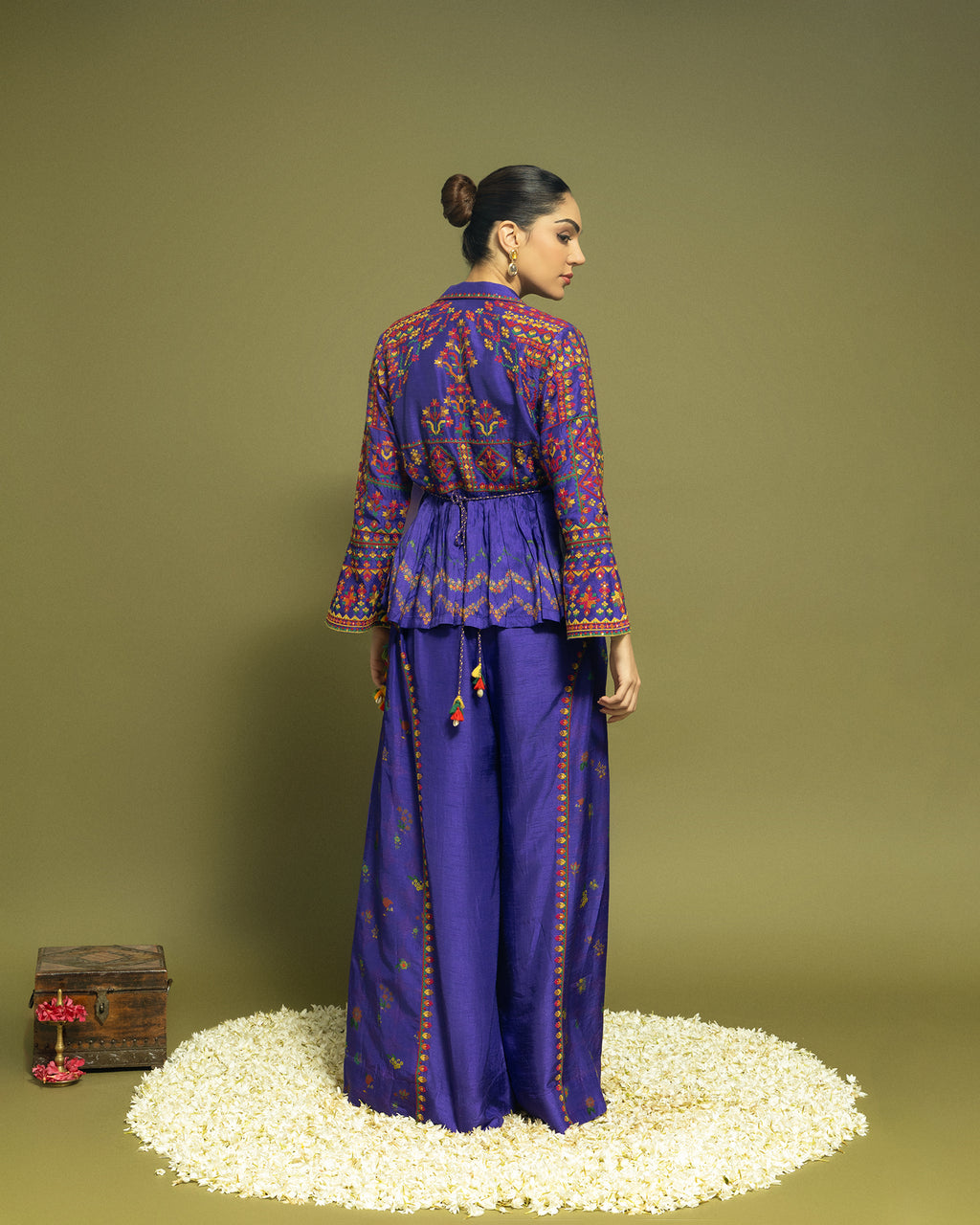 COBALT BLUE-FUSION JACKET SET