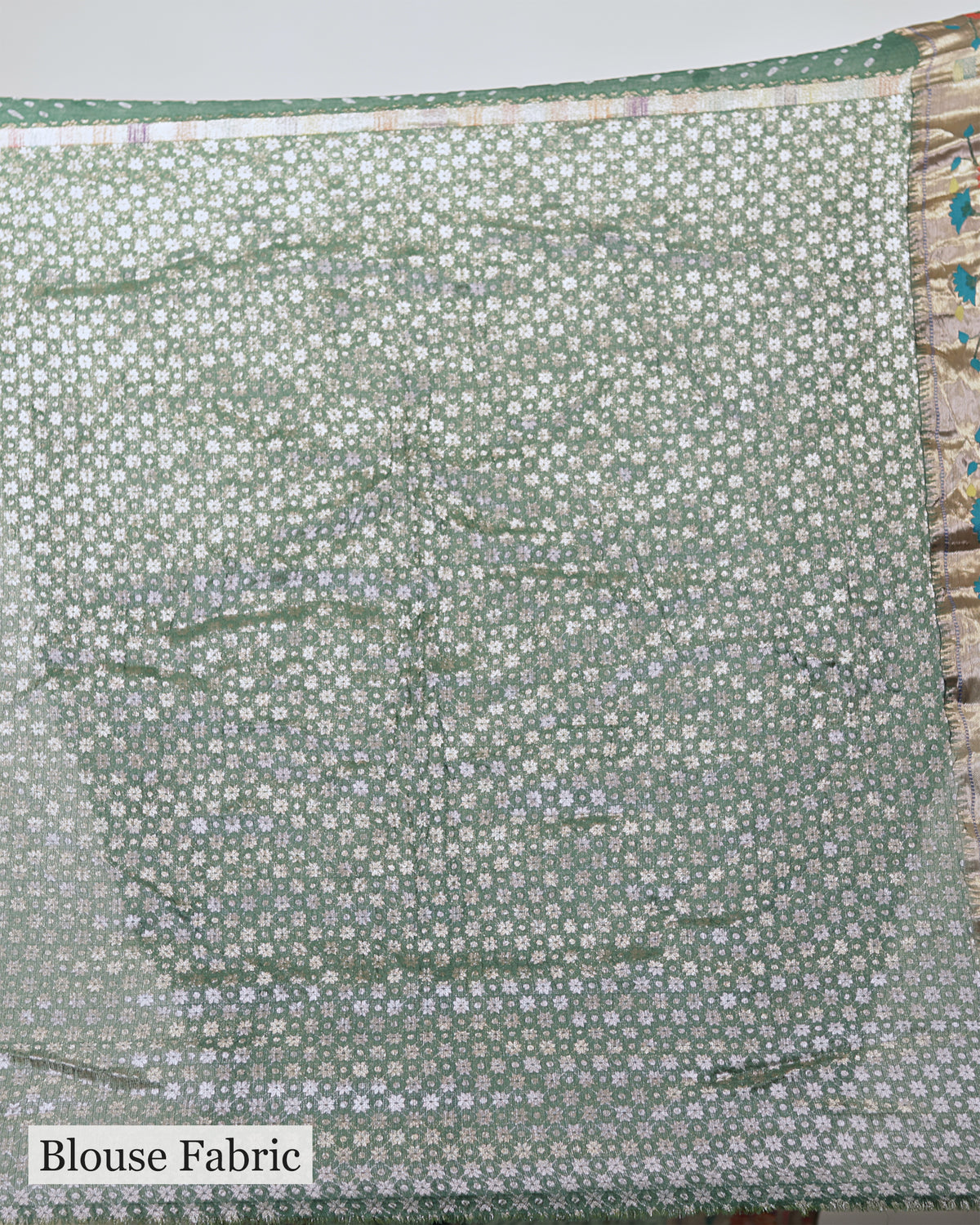 BOTTLE GREEN BANDHEJ PAITHANI KOTA SILK SAREE