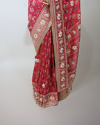 RANI PINK PATOLA BANARASI SILK SAREE