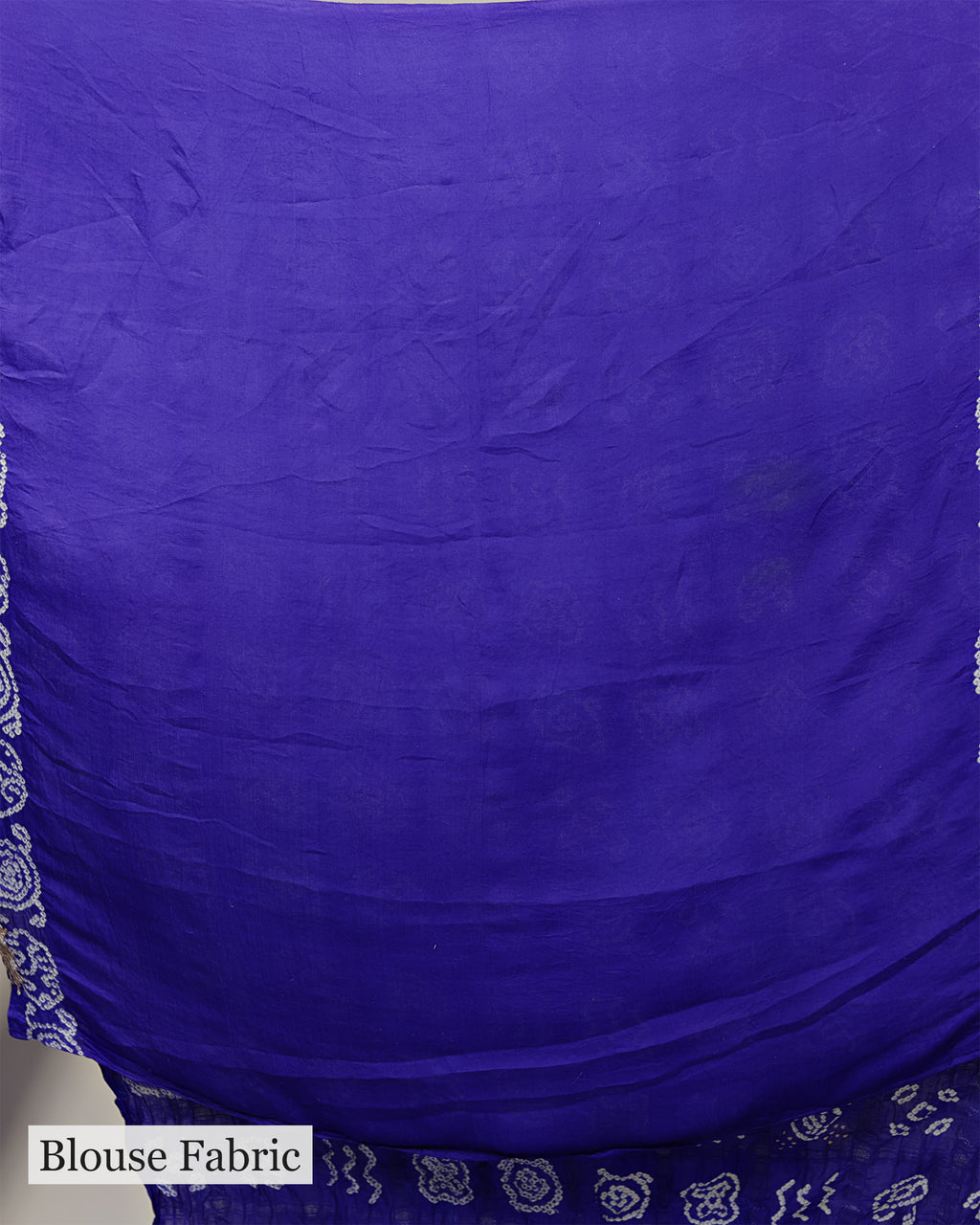 ROYAL BLUE BANDHEJ GHARCHOLA SAREE
