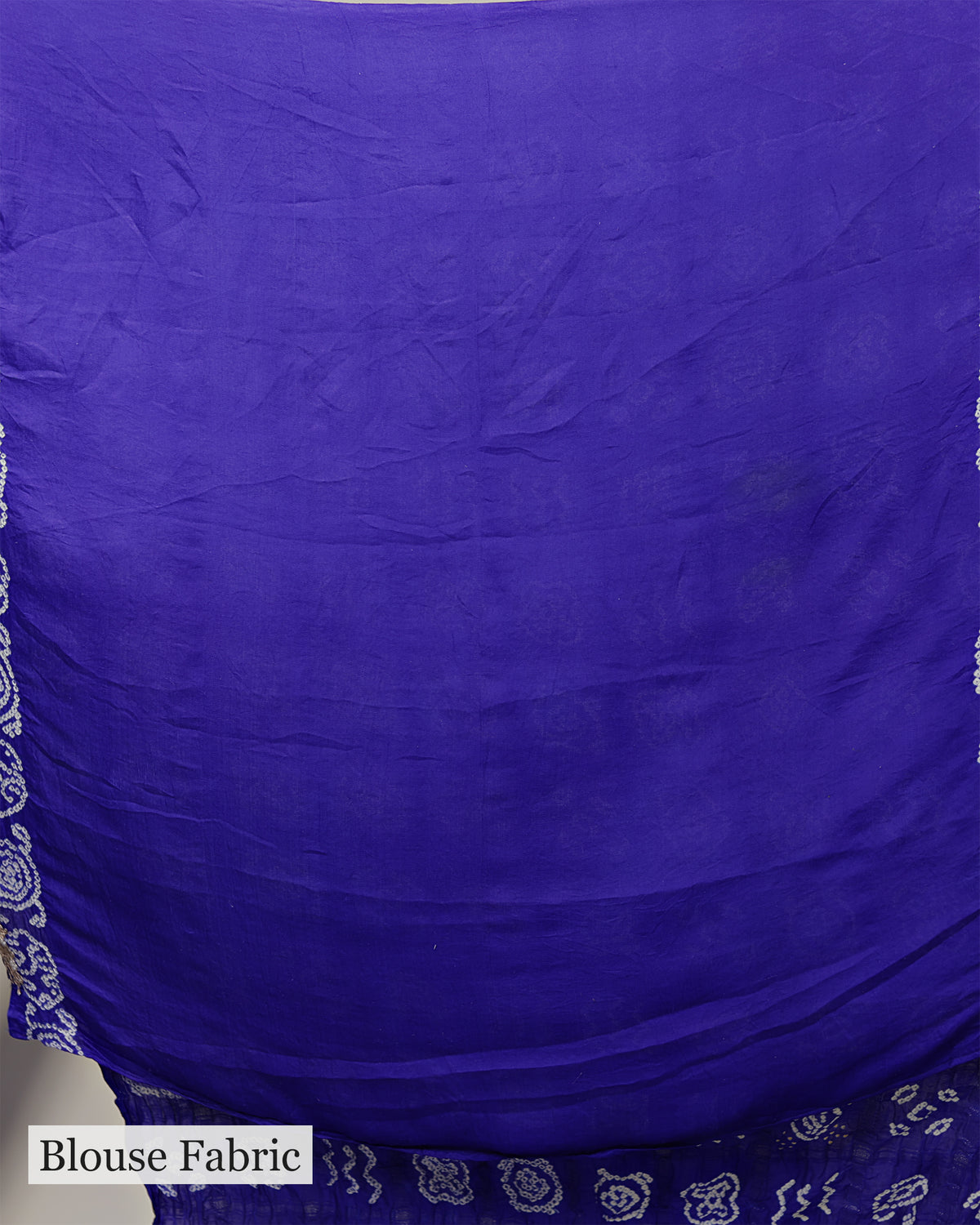 ROYAL BLUE BANDHEJ GHARCHOLA SAREE