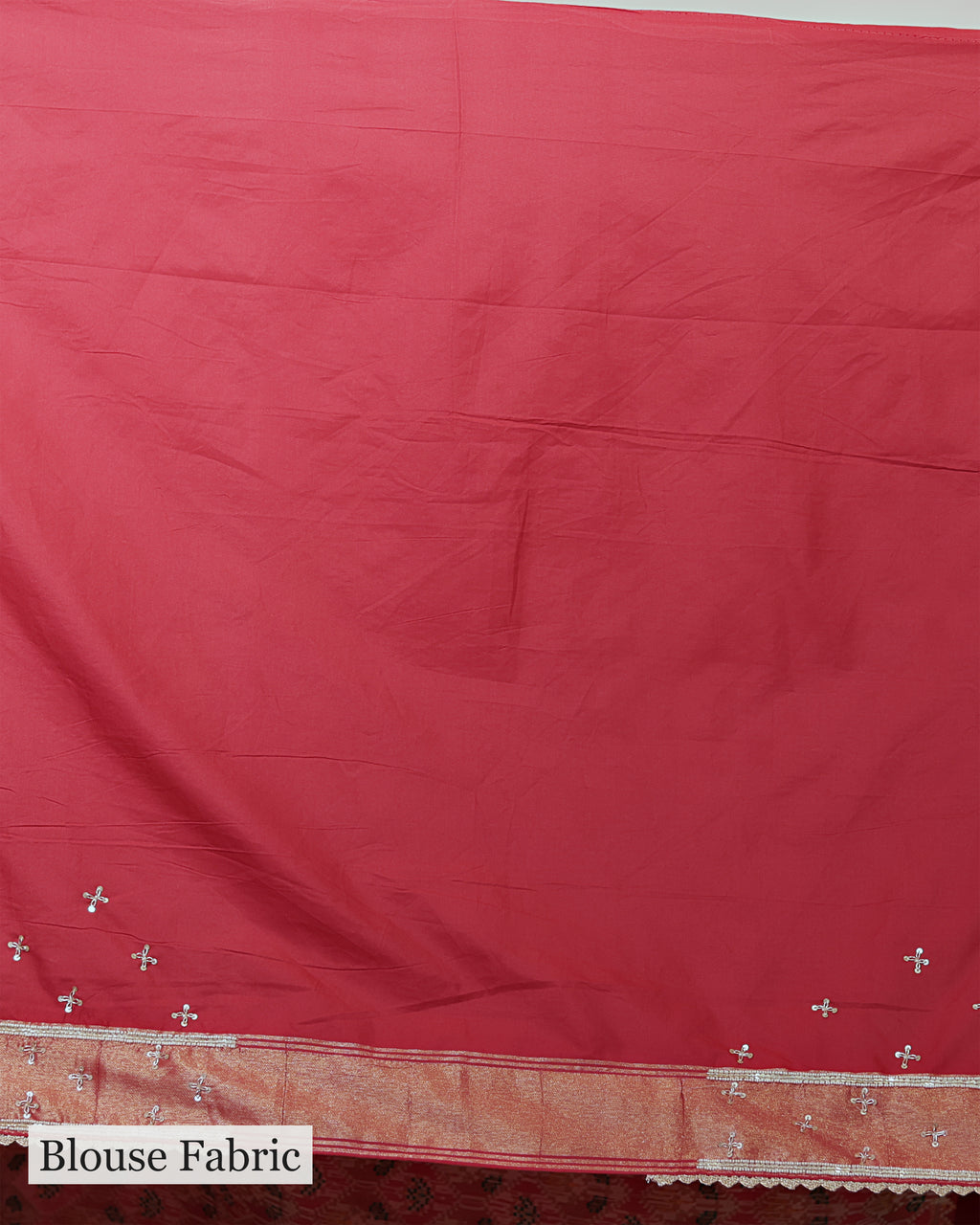CRIMSON RED PATOLA BANARASI SILK SAREE
