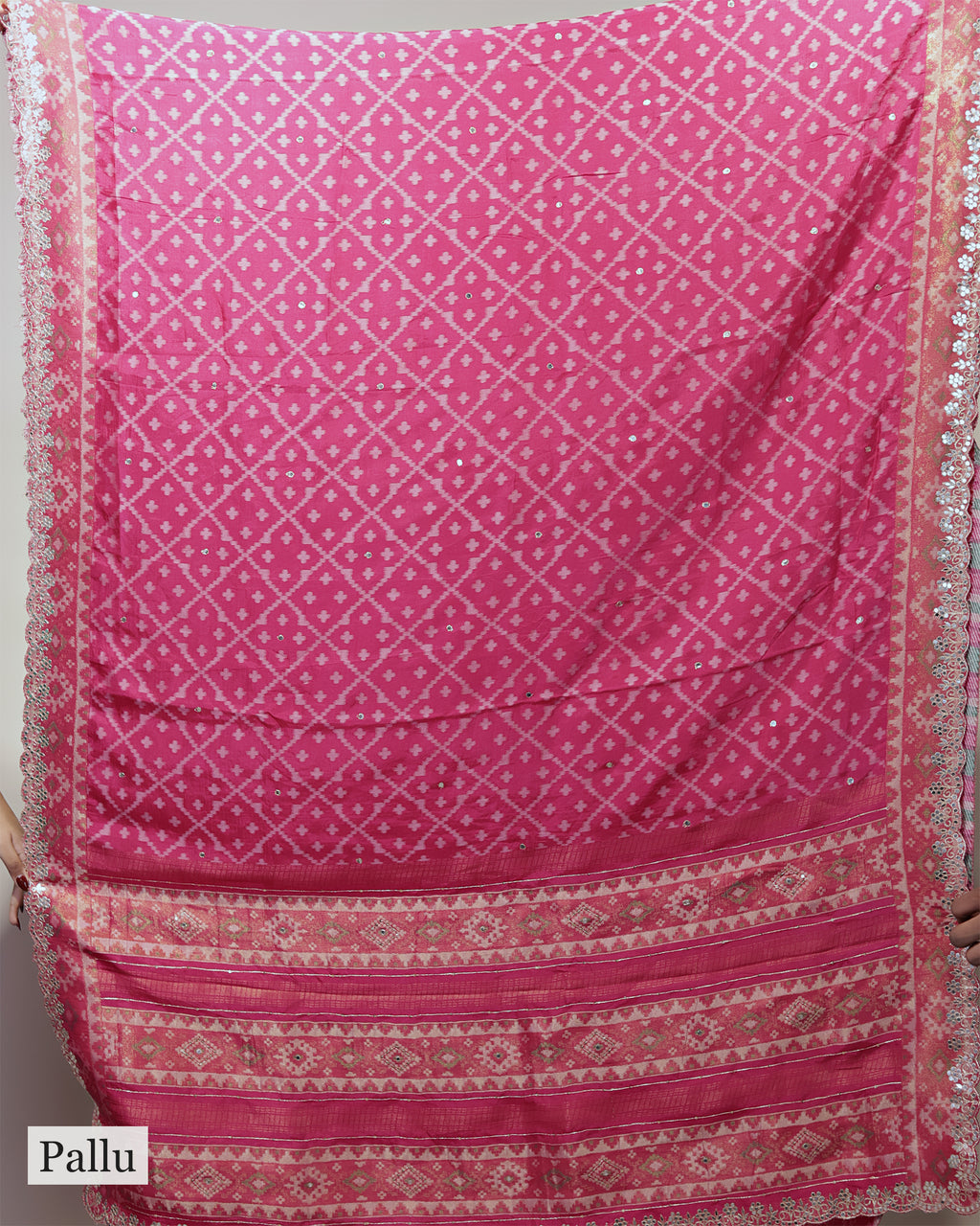 FUCHSIA PINK PATOLA TUSSAR BANARASI SAREE