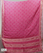 FUCHSIA PINK PATOLA TUSSAR BANARASI SAREE