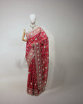 RANI PINK PATOLA BANARASI SILK SAREE