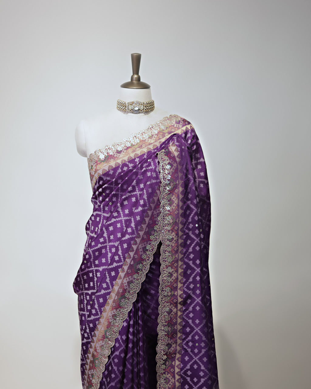 JAMUNI PATOLA TUSSAR BANARASI SAREE