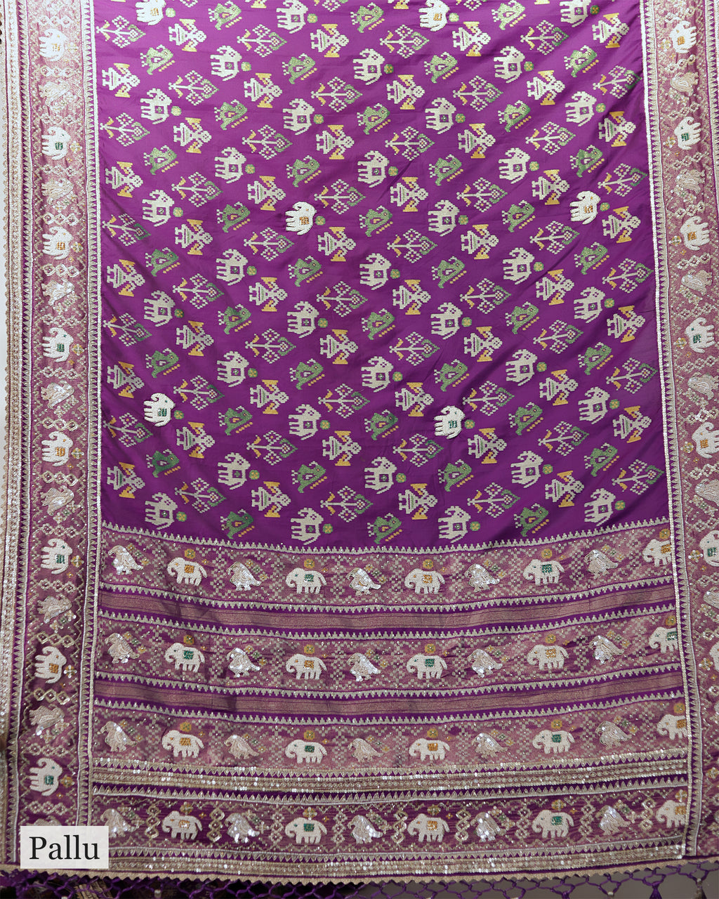 ROYAL PURPLE PATOLA BANARASI SILK SAREE