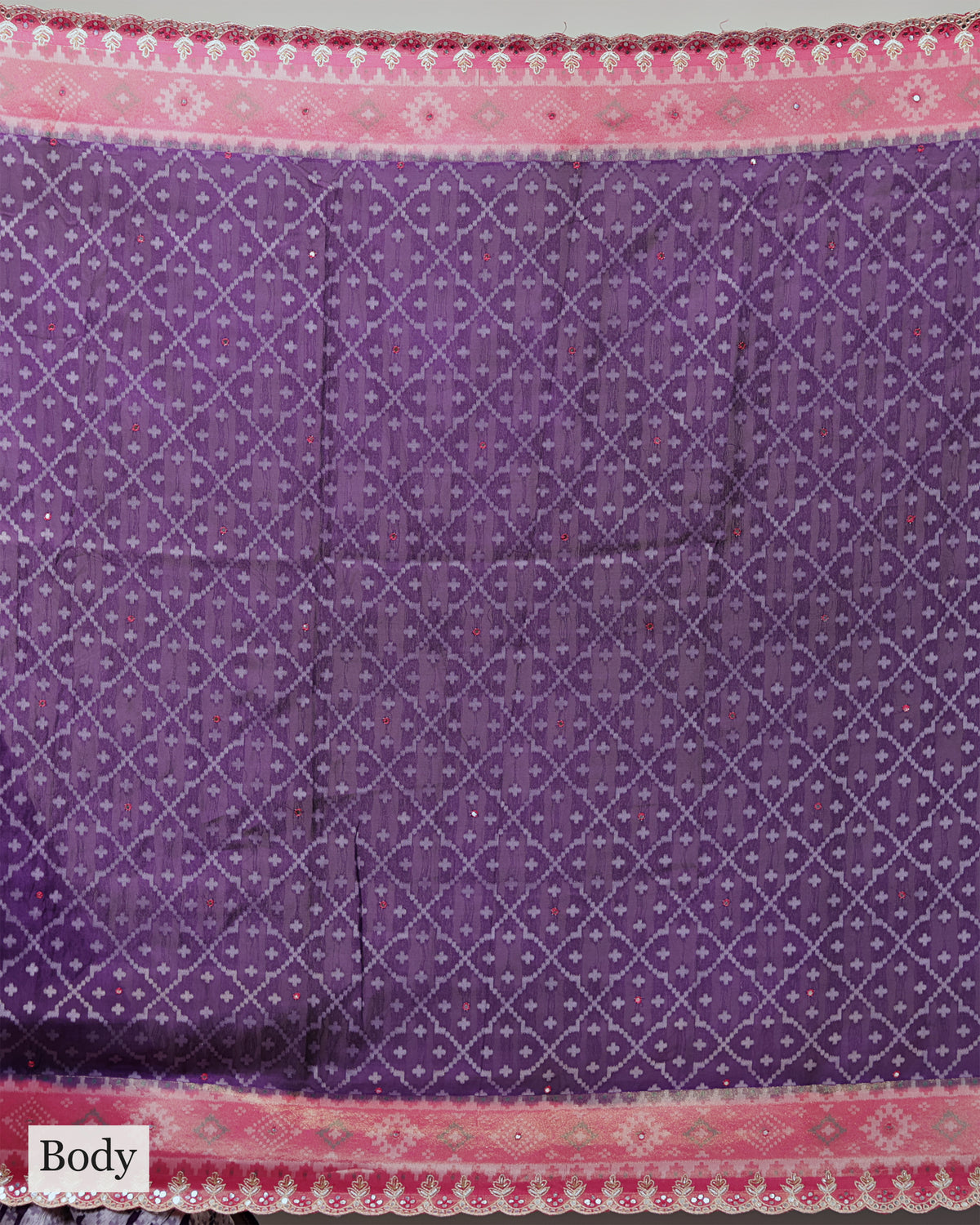 PINK AMETHYST PATOLA TUSSAR BANARASI SAREE