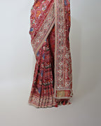 SCARLETT RED PATOLA BANARASI SILK SAREE