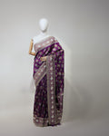 ROYAL PURPLE PATOLA BANARASI SILK SAREE