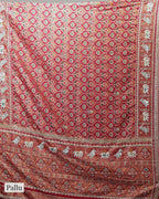 CRIMSON RED PATOLA BANARASI SILK SAREE