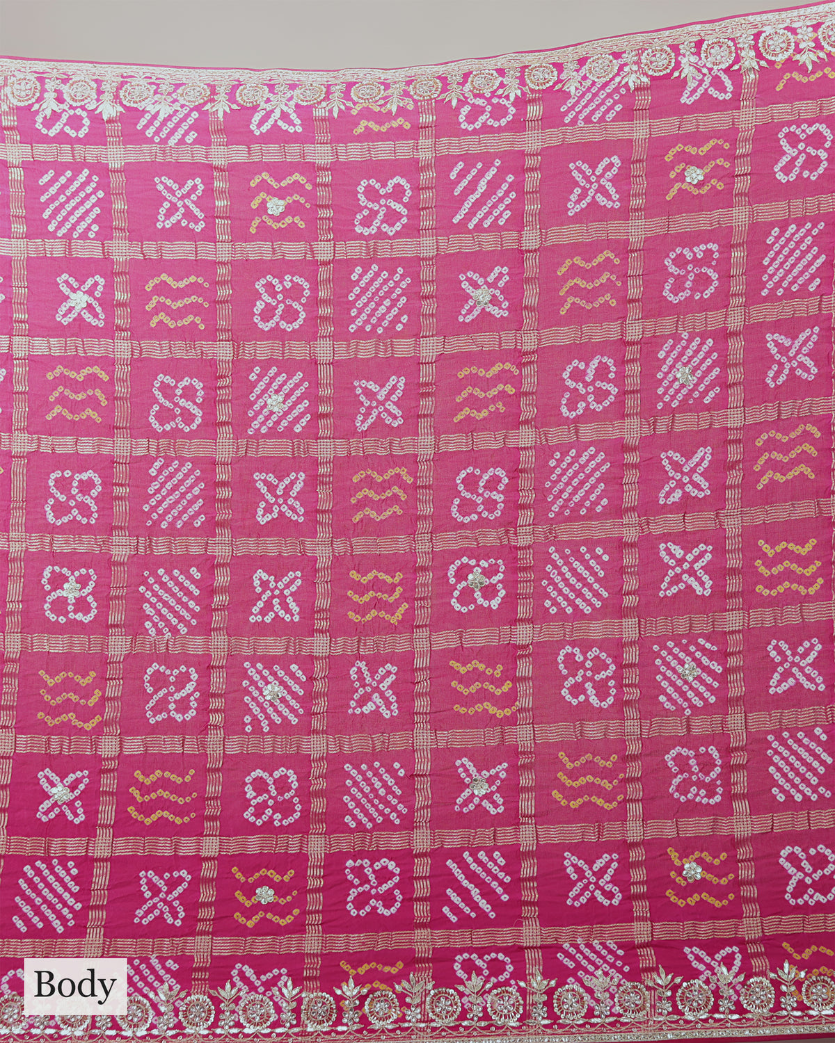 RANI BANDHEJ GHARCHOLA SAREE