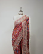 SCARLETT RED PATOLA BANARASI SILK SAREE