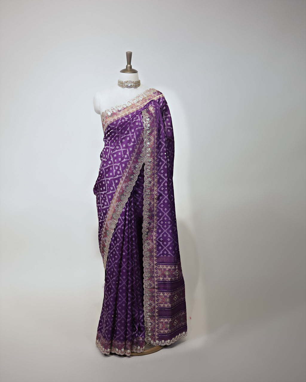 JAMUNI PATOLA TUSSAR BANARASI SAREE