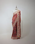 SCARLETT RED PATOLA BANARASI SILK SAREE