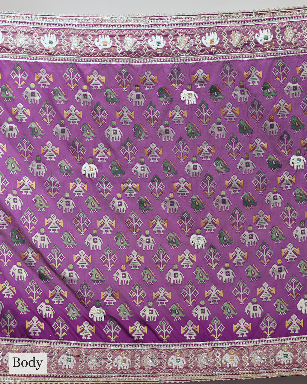 ROYAL PURPLE PATOLA BANARASI SILK SAREE