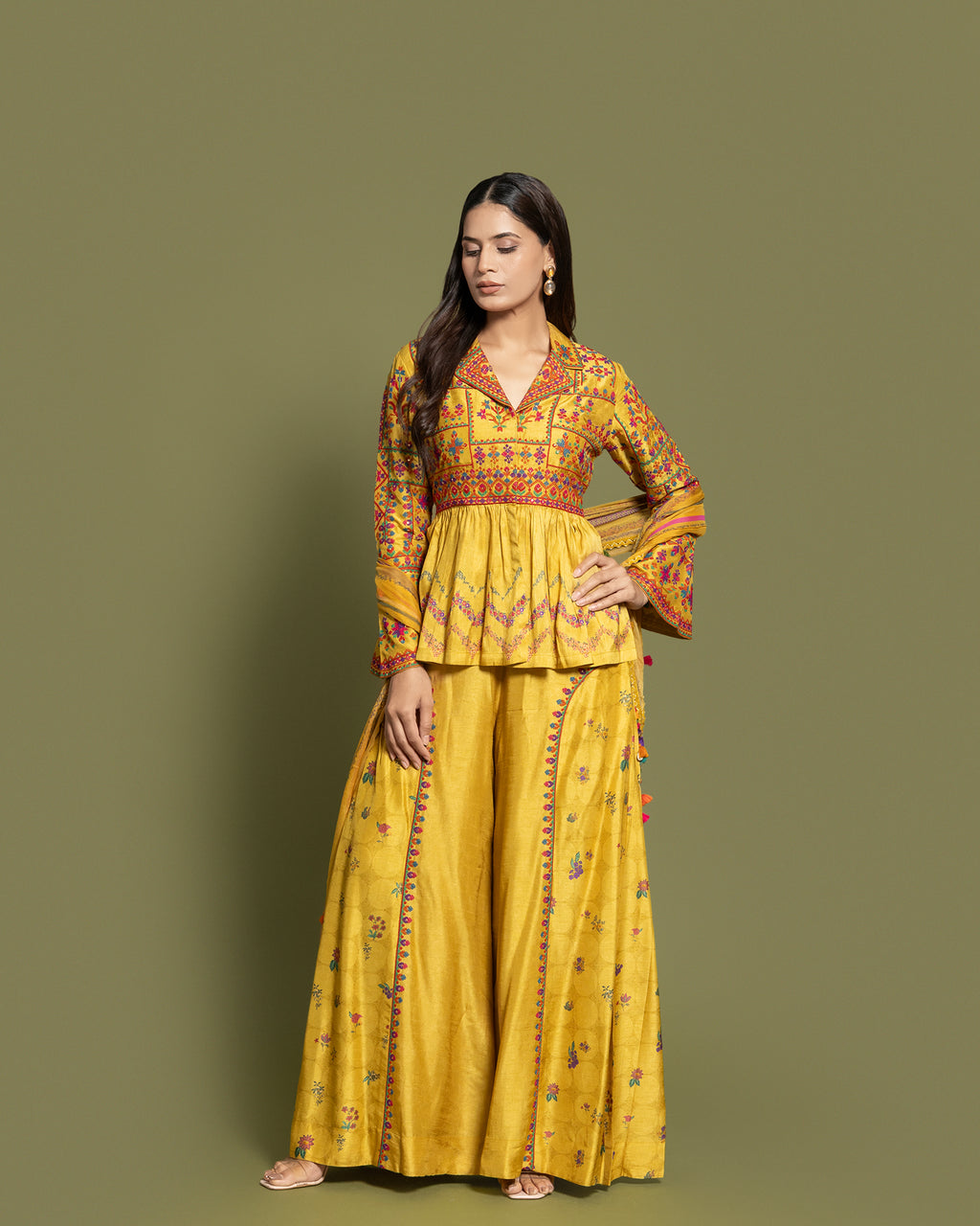 MUSTARD FUSION JACKET SET